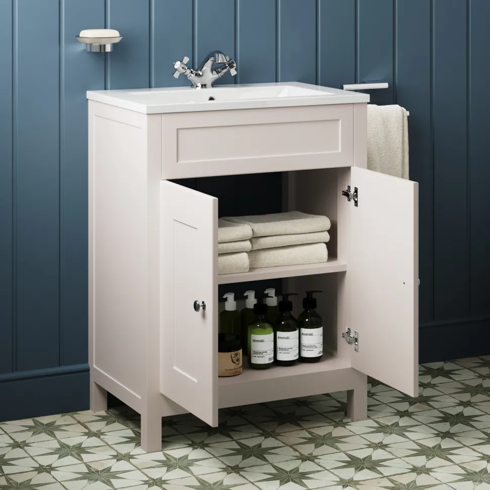 Butler & Rose Catherine Traditional Floorstanding Vanity Unit with Basin