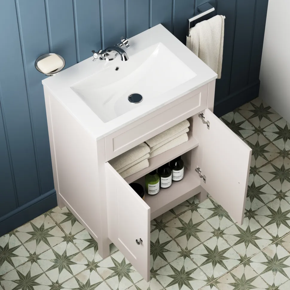Butler & Rose Catherine Traditional Floorstanding Vanity Unit with Basin