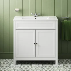 Butler & Rose Catherine Traditional 800mm Floorstanding Vanity Unit with Basin