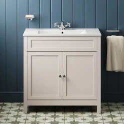 Butler & Rose Catherine Traditional 800mm Floorstanding Vanity Unit with Basin