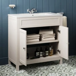 Butler & Rose Catherine Traditional 800mm Floorstanding Vanity Unit with Basin