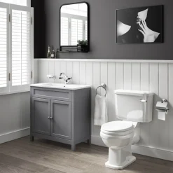 Butler & Rose Catherine Traditional 800mm Floorstanding Vanity Unit with Basin