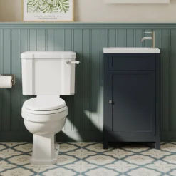 Butler & Rose Catherine Traditional Cloakroom Toilet & Vanity Unit Bathroom Suite