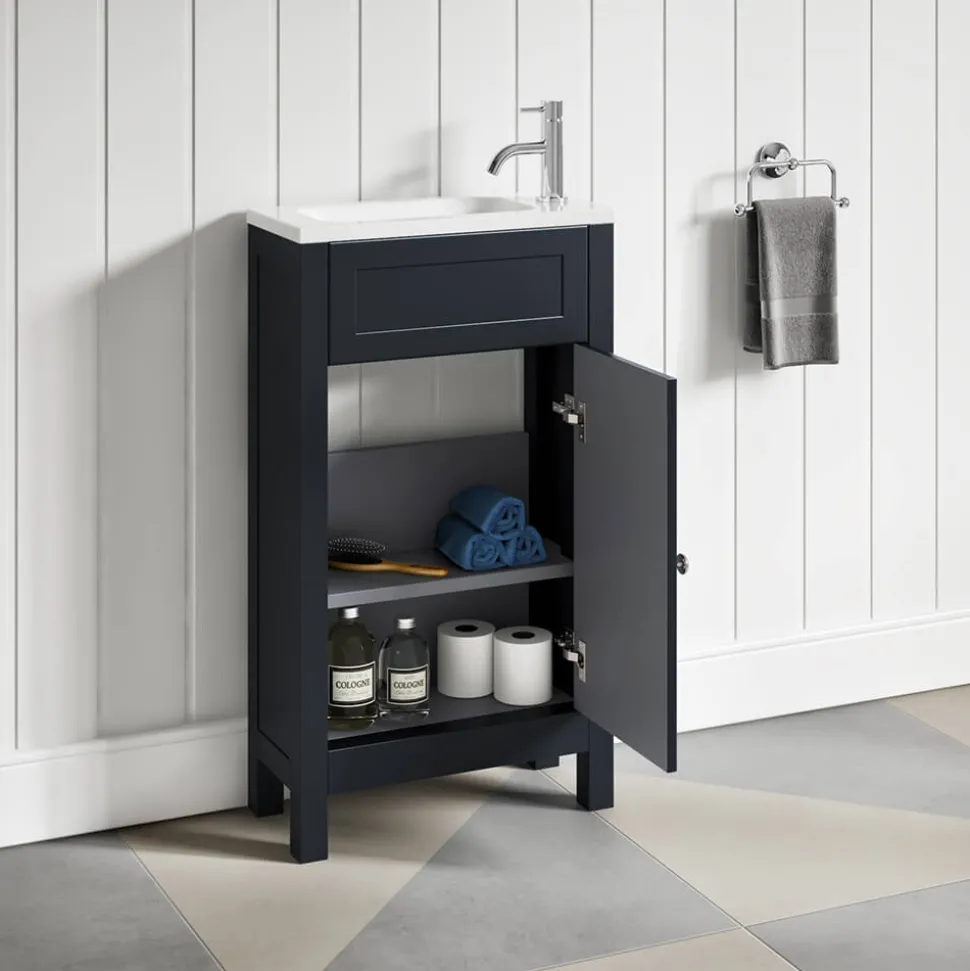 Butler & Rose Catherine Traditional Cloakroom Toilet & Vanity Unit Bathroom Suite