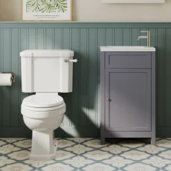 Butler & Rose Catherine Traditional Cloakroom Toilet & Vanity Unit Bathroom Suite