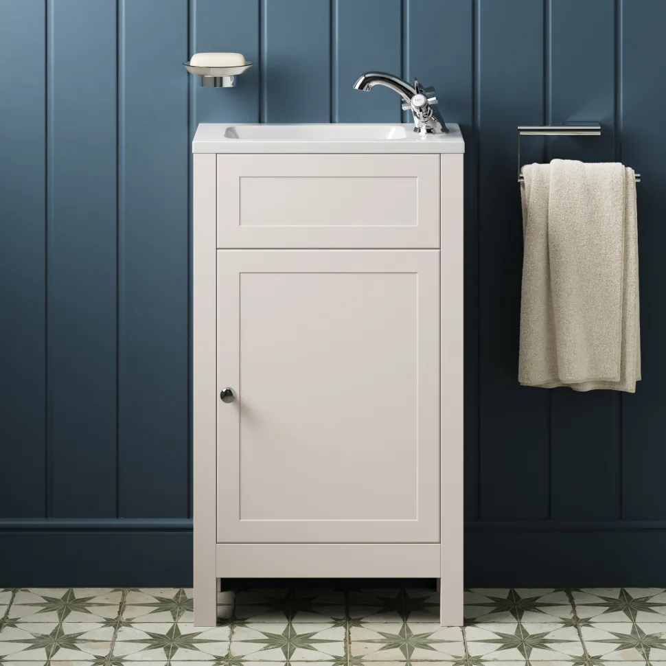 Butler & Rose Catherine Traditional Cloakroom Toilet & Vanity Unit Bathroom Suite