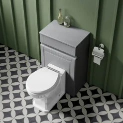 Butler & Rose Catherine Traditional Back to Wall Toilet (Excluding Seat)