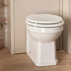 Butler & Rose Catherine Traditional Back to Wall Toilet (Excluding Seat)