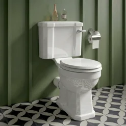 Butler & Rose Catherine Traditional Close Coupled Toilet (Excluding Seat)