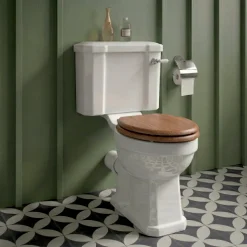 Butler & Rose Catherine Traditional Close Coupled Toilet (Excluding Seat)