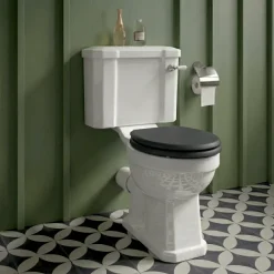 Butler & Rose Catherine Traditional Close Coupled Toilet (Excluding Seat)