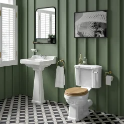 Butler & Rose Catherine Traditional Close Coupled Toilet (Excluding Seat)