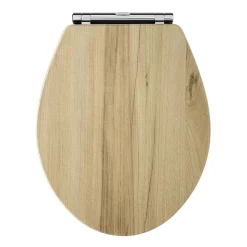 Butler & Rose Catherine Walnut Finish Soft Closing Top Fix Toilet Seat