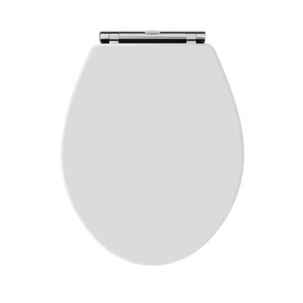 Butler & Rose Catherine White Wooden Soft Close Toilet Seat With Quick Release