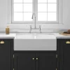 Butler & Rose Ceramic Fireclay Double Belfast Kitchen Sink - 795 x 500mm