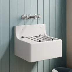 Butler & Rose Ceramic Fireclay Cleaner Sink - 455 x 396mm