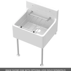 Butler & Rose Ceramic Fireclay Cleaner Sink - 455 x 396mm
