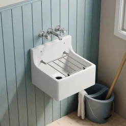 Butler & Rose Ceramic Fireclay Cleaner Sink - 455 x 396mm