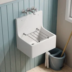 Butler & Rose Ceramic Fireclay Cleaner Sink - 515 x 393mm