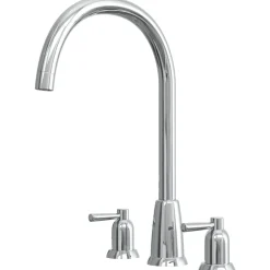 Butler & Rose Daphne 3 Hole Curved Spout Kitchen Mixer Tap with Lever Handles