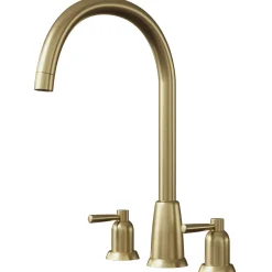 Butler & Rose Daphne 3 Hole Curved Spout Kitchen Mixer Tap with Lever Handles