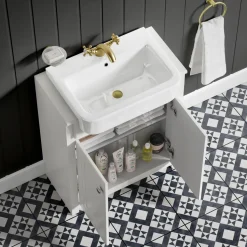 Butler & Rose Darcy Traditional Floorstanding Vanity Unit with Belfast Basin
