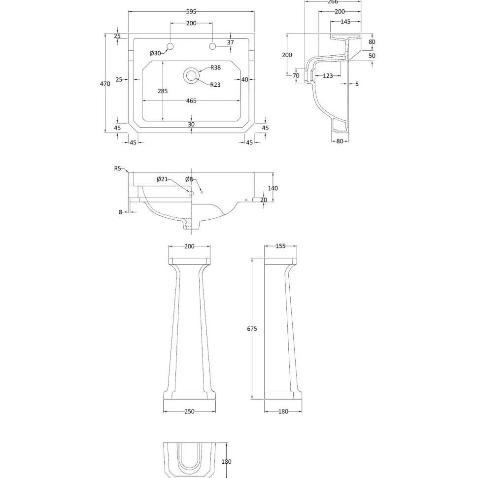 Butler & Rose Darcy Traditional Bathroom Suite