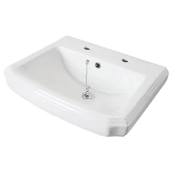 Butler & Rose Darcy Traditional 2 Tap Hole 585mm Basin & Full Pedestal