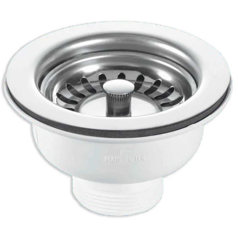 Butler & Rose Dream 1 Bowl White Ceramic Fireclay Kitchen Sink & Victoria Traditional Kitchen Mixer Tap