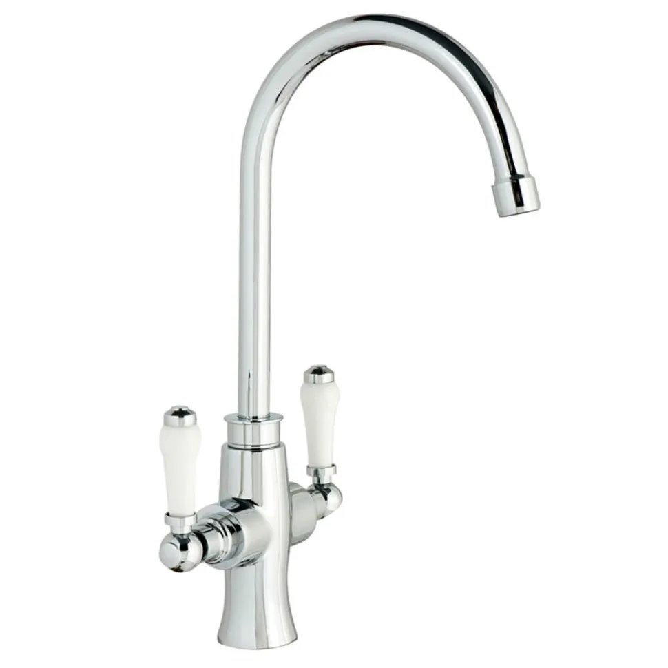 Butler & Rose Elizabeth Traditional Kitchen Mixer Tap Chrome