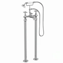 Butler & Rose Eliza Crosshead Freestanding Bath Shower Mixer Tap