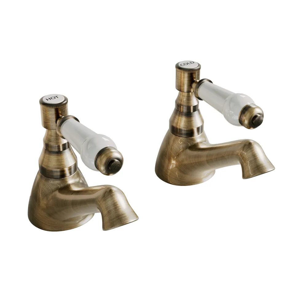 Butler & Rose Eliza Lever Basin Pillar Taps