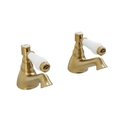 Butler & Rose Eliza Lever Bath Pillar Taps