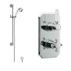 Butler & Rose Genevieve Concealed Thermostatic Shower Valve & Slide Rail Kit