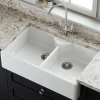 Butler & Rose Large Double Belfast / Butler Ceramic Fireclay Kitchen Sink - 895 x 550mm