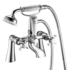 Butler & Rose Loretta Traditional Bath Shower Mixer with Handset Kit