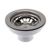 Butler & Rose 90mm Basket Strainer Kitchen Sink Waste - Chrome