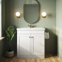 Butler & Rose Ophelia 800mm Floorstanding 2 Door Vanity Unit & Basin