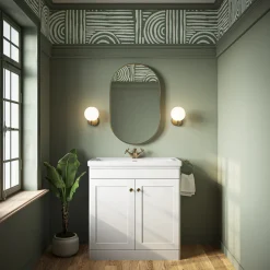 Butler & Rose Ophelia 800mm Floorstanding 2 Door Vanity Unit & Basin