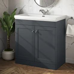 Butler & Rose Ophelia 800mm Floorstanding 2 Door Vanity Unit & Basin