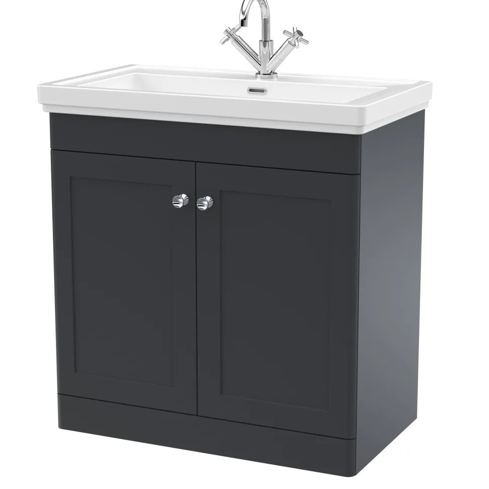 Butler & Rose Ophelia 800mm Floorstanding 2 Door Vanity Unit & Basin