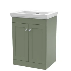 Butler & Rose Ophelia 600mm Floorstanding 2 Door Vanity Unit & Basin