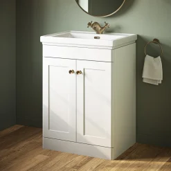 Butler & Rose Ophelia 600mm Floorstanding 2 Door Vanity Unit & Basin
