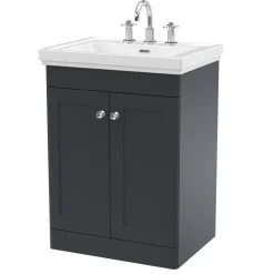 Butler & Rose Ophelia 600mm Floorstanding 2 Door Vanity Unit & Basin