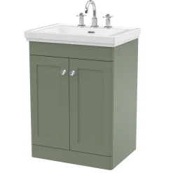 Butler & Rose Ophelia 600mm Floorstanding 2 Door Vanity Unit & Basin
