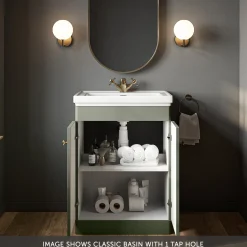 Butler & Rose Ophelia 600mm Floorstanding 2 Door Vanity Unit & Basin