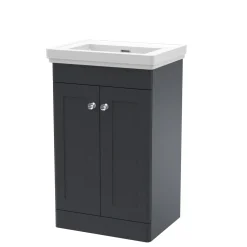 Butler & Rose Ophelia 500mm Floorstanding 2 Door Vanity Unit & Basin