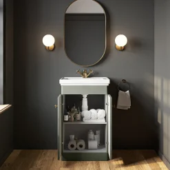 Butler & Rose Ophelia 500mm Floorstanding 2 Door Vanity Unit & Basin