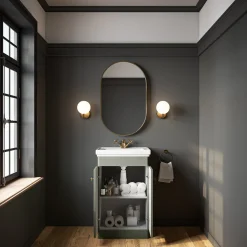 Butler & Rose Ophelia 500mm Floorstanding 2 Door Vanity Unit & Basin