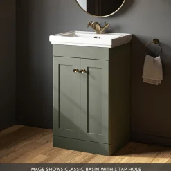 Butler & Rose Ophelia 500mm Floorstanding 2 Door Vanity Unit & Basin